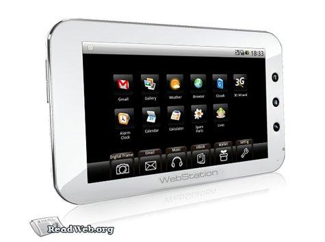 Обо всем - Camangi Webstation - японский планшетный нетбук под Android доступен для предварительного заказа 